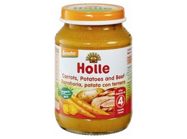 Holle Potito Zanahoria Patata Con Ternera +4M 190G