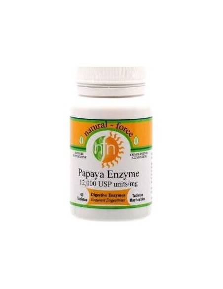Natural Force Papaya Enzymes 60Comp