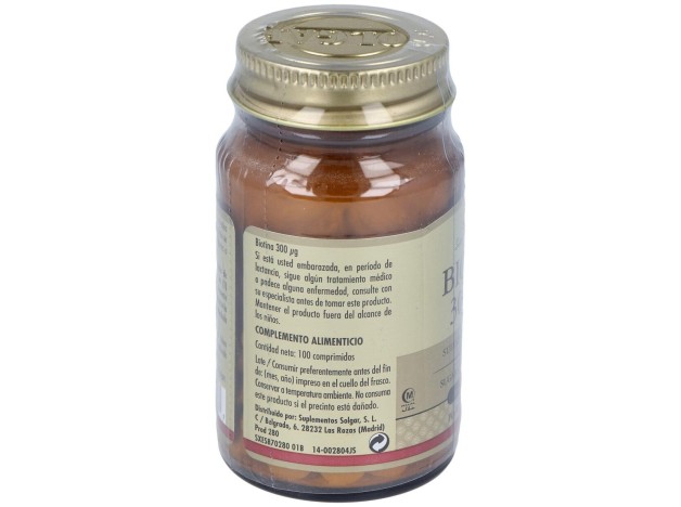 Biotina 300 Μg 100 Comprimidos