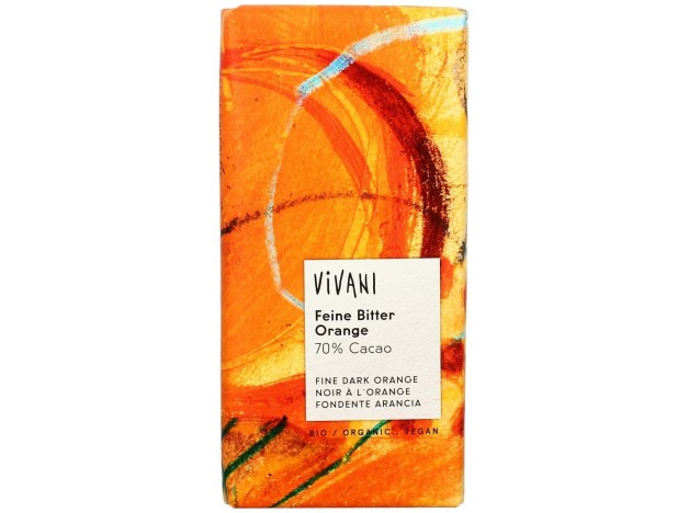 Chocolate Negro 70% Con Naranja 100Gr. Bio Vegan