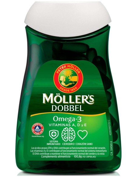 Möller'S Dobbel Omega-3, 112 Cápsulas