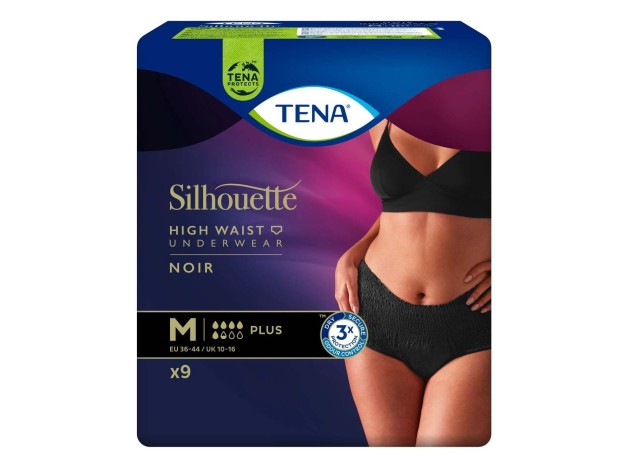 Tena Silhouette Normal Cintura Alta Negro Talla...