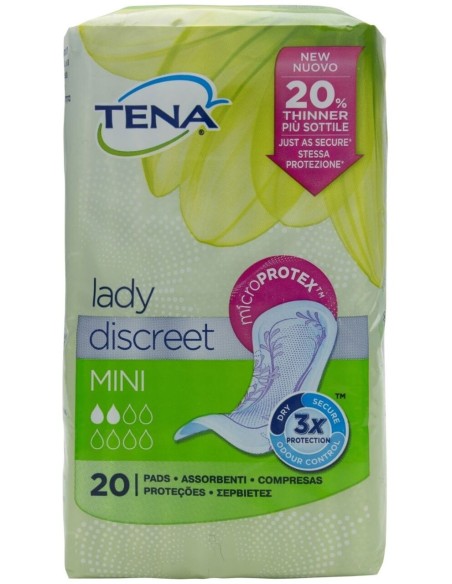 Discreet Compresa Incontinencia Mini 20 U