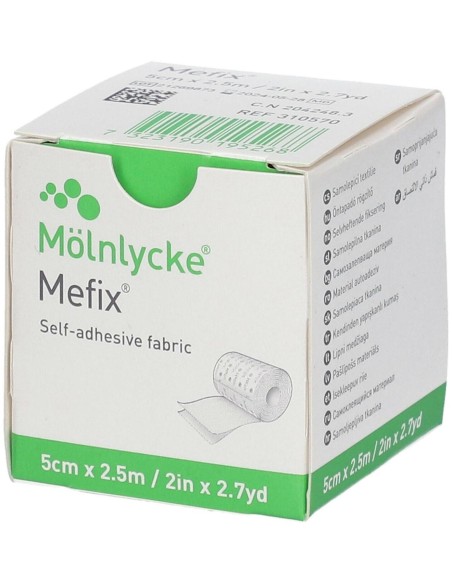 Mefix Hipoalergénico Rollo 2,5 M, 1 Ud
