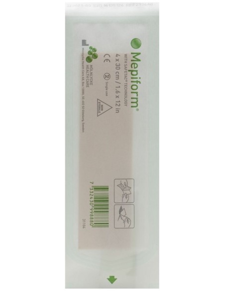 Mepiform Reductor De Cicatriz Silicona Lámina 4X30Cm 5Uds