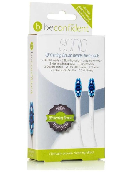 Sonic Toothbrush Heads Whitening White Lote 2 Pz