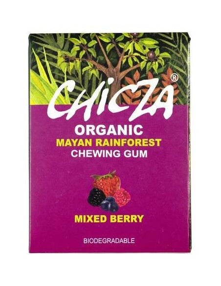 Chicle Organico Sabor Frutas Del Bosque 30Gr. Bio