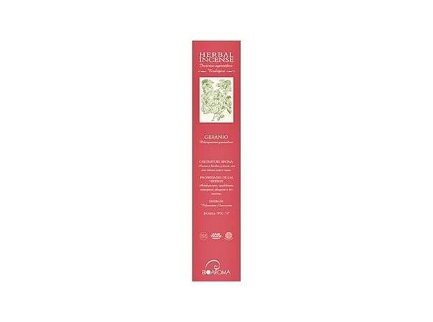 Herbal Incense Geranio Ayurveda 5Packsx12Uds.