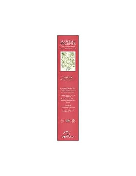 Herbal Incense Geranio Ayurveda 5Packsx12Uds.