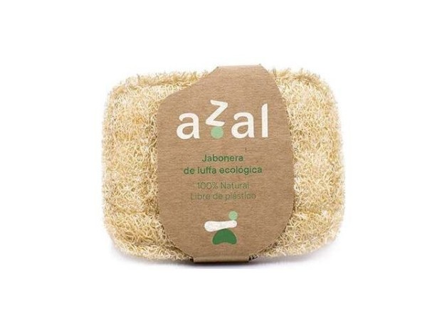 Azal Jabonera Luffa Jabón Sólido 8X10Cm 1Ud