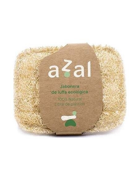 Azal Jabonera Luffa Jabón Sólido 8X10Cm 1Ud