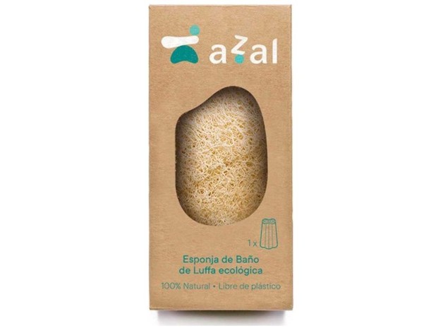 Azal Esponja Luffa Exfoliante Corporal 7_5X15Cm...