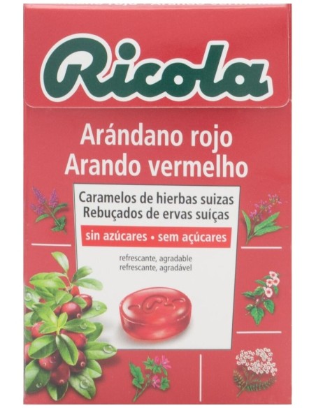 Ricola Caramelos Sin Azúcar De Arándano Rojo, 50 G