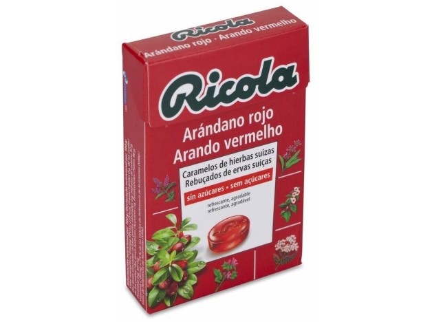 Ricola Caramelos Sin Azúcar De Arándano Rojo, 50 G