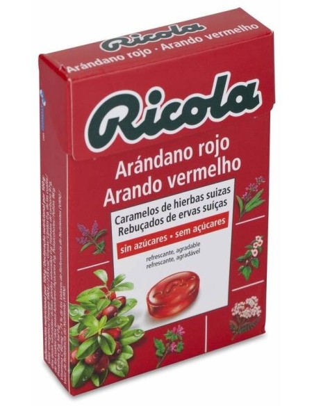 Ricola Caramelos Sin Azúcar De Arándano Rojo, 50 G