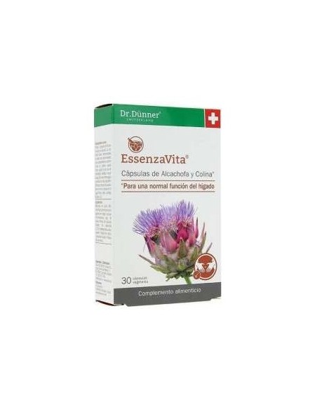 Essenzavita Dr. Dunner Alcachofa Y Colina 30 Capsulas