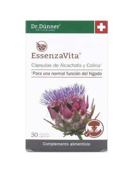 Essenzavita Dr. Dunner Alcachofa Y Colina 30 Capsulas
