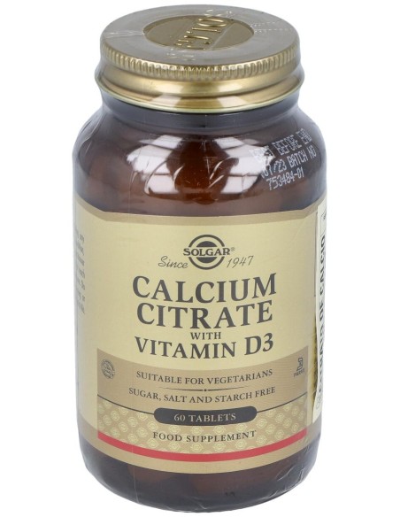 Citrato De Calcio Con Vitamina D 60Comp