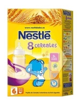 Nestlé Papilla 8 Cereales,...