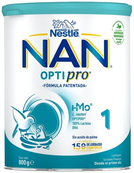 Nan Optipro 1 Leche En Polvo, 800 G