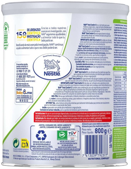 Nan Expert Pro 2 Confort Total, 800 G
