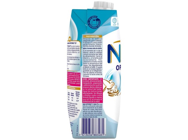 Nan Optipro 2 Líquida, 500 Ml