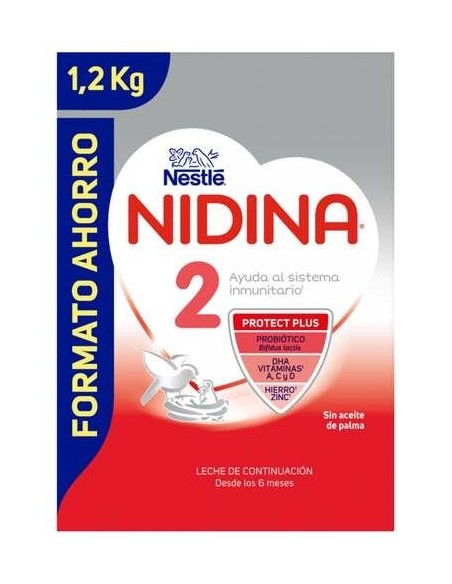 Nidina 2 Ayuda Al Sistema Inmunitario Promo 2 X 600 Gr