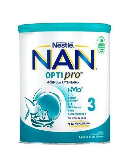 Nan Optipro 3 Leche En Polvo Para Bebés De Más De 1 Año, 1200 G