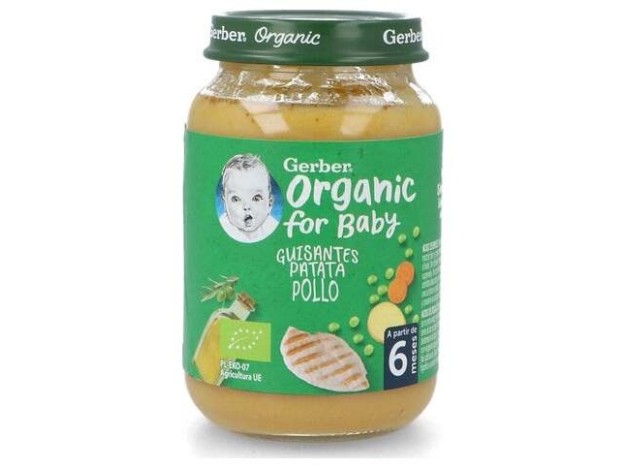 Gerber Organic Tarrito Patata, Guisante Y...