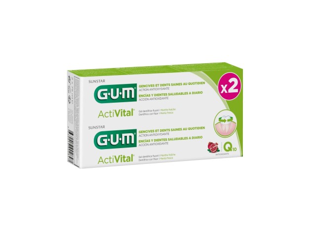 Gum Activital Duplo Pasta De Dientes 2X75Ml