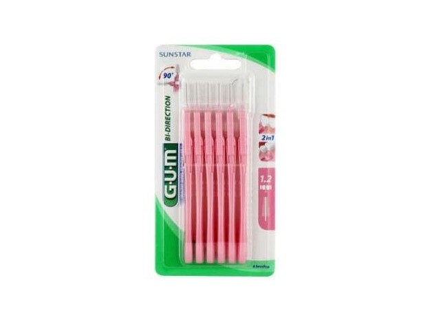Gum Cepillos Interdentales Bi-Direction Rosas...