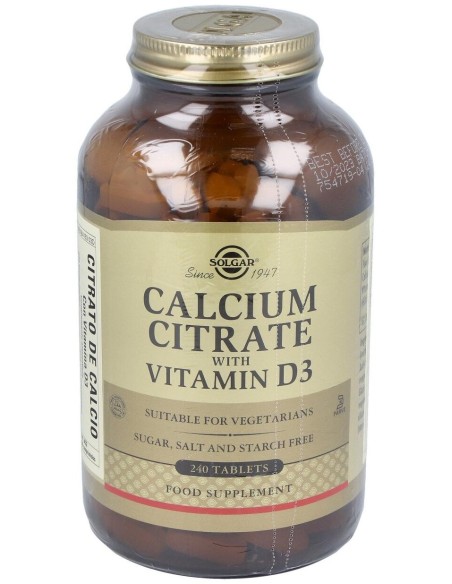 Citrato De Calcio Con Vitamina D 240Comp
