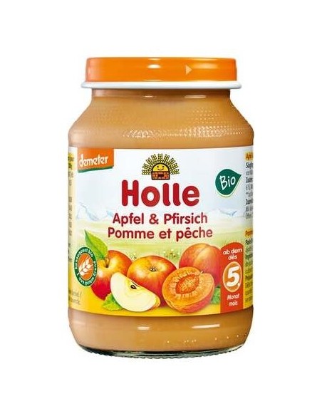 Potito Manzana Y Melocoton 4Meses 190G Demeter