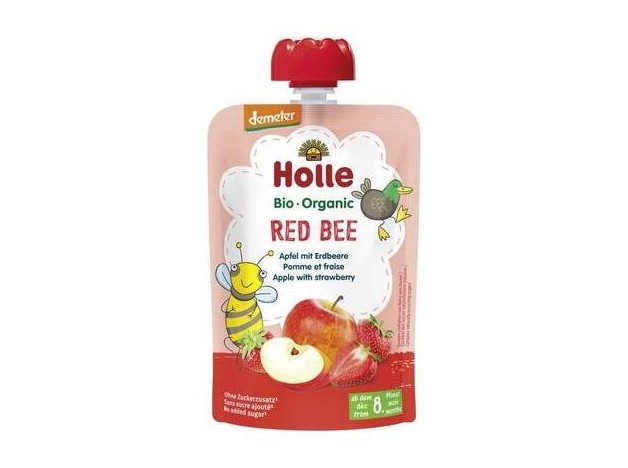 Smoothie Red Bee Manzana-Fresa 8Meses 100G Demeter
