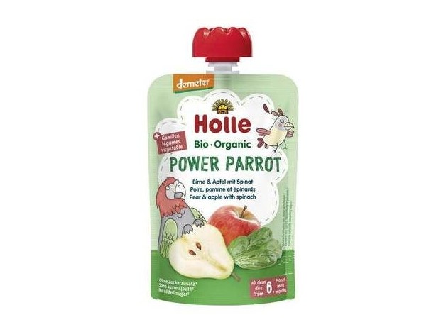 Smoothie Power Parrot Pera-Espinacas 6Meses 100Gr.