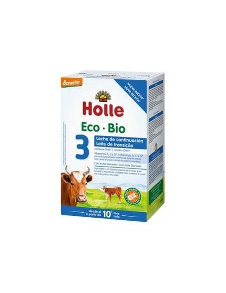 Holle Leche Infantil 3 Continuación Eco 10M 600G