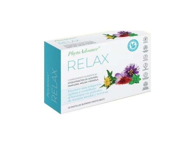 Phytoadvance Relax 30Pastillas Masticables.