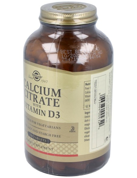 Citrato De Calcio Con Vitamina D 240Comp