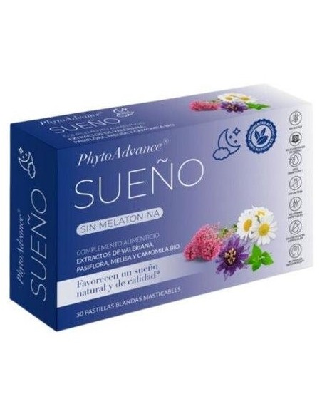 Phytoadvance Sueño Sin Melatonina 30Pastillas Mast