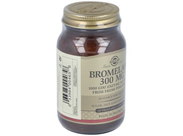 Solgar Bromelina 300Mg 60Vcaps