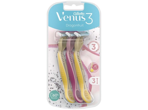 Venus3 Dragonfruit Cuchillas Depilación...