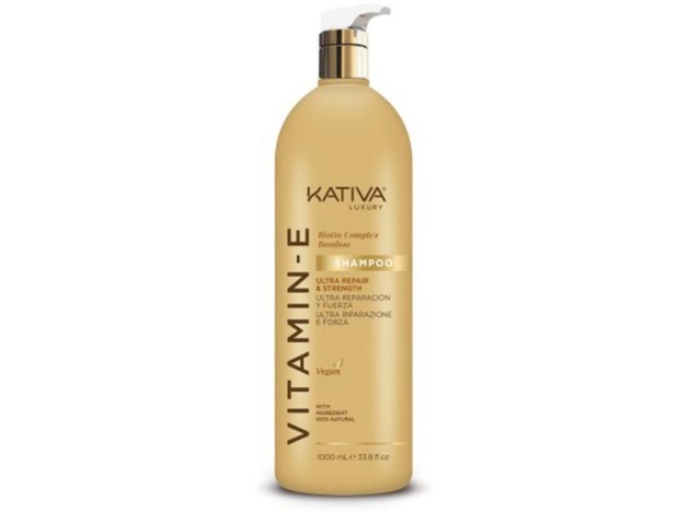 Kativa Vitamin E Biotin %26 Bamboo Shampoo 1000Ml