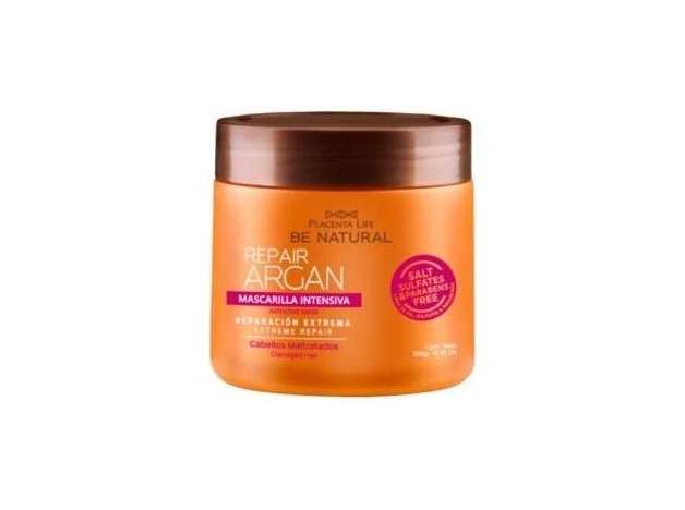 Be Natural Mascarilla Intensiva Repair Argán 350Ml