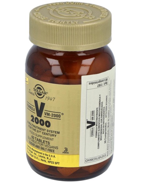 Solgar Fórmula Multinutriente VM-2000 60 Tabletas