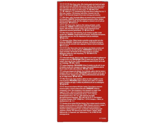 Old Spice Captain After Shave Loción 100Ml