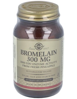 Solgar Bromelina 300Mg 60Vcaps