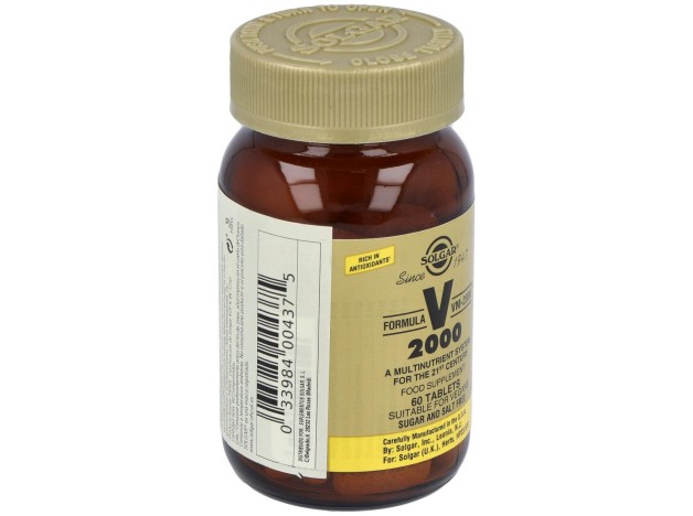 Solgar Fórmula Multinutriente VM-2000 60 Tabletas