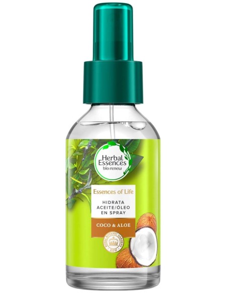 Herbal Essences Aceite Capilar Hidratante Coco Y Aloe Vera 100Ml