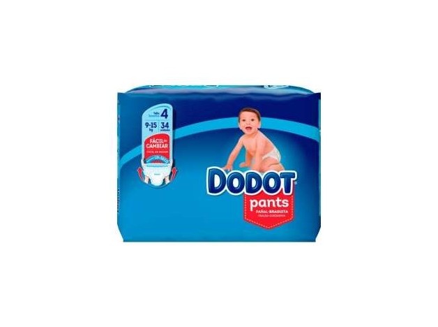Dodot Pants Pañal-Braguita Talla 4 9-15 Kg 33 U