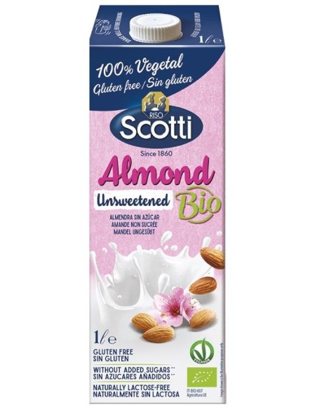 Bebida Vegetal De Almendras Sin Azucar 1L. Bio Sg